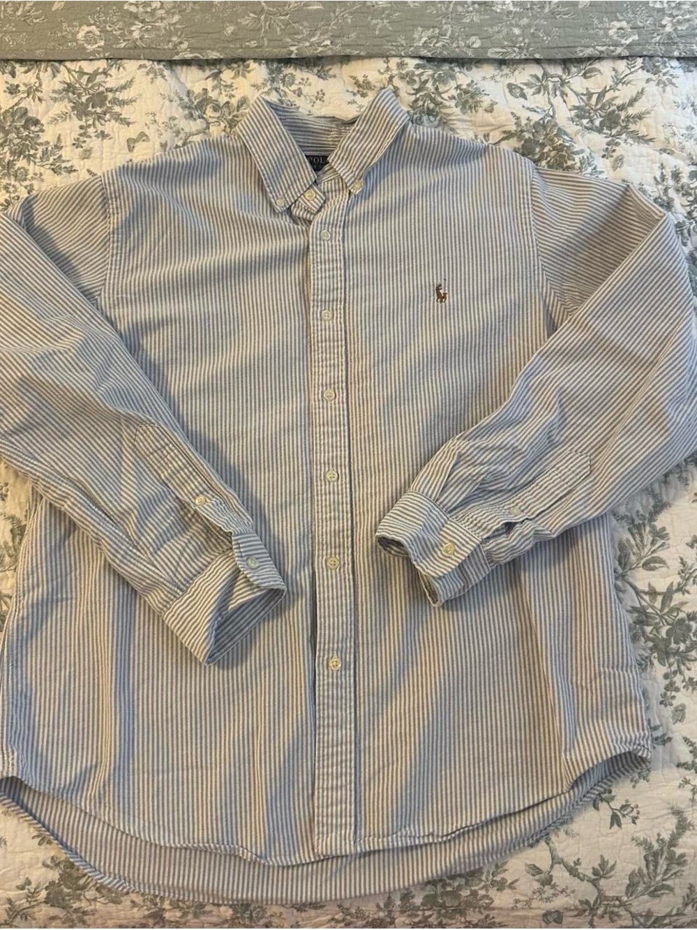 Blue Ralph Lauren Button Down - Picture 2 of 7
